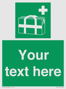 Custom sign safe condition Medical grab bag